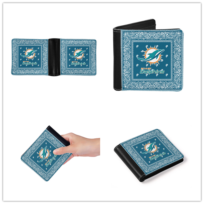 Miami Dolphins PU Leather Wallet 001